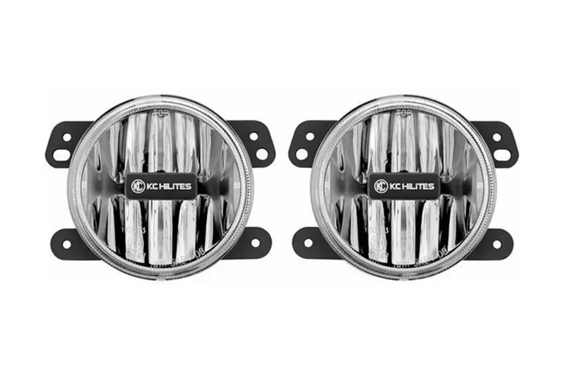 2010-26 Jeep Wrangler Jl, Jk And Gladiator Jt Kc Hilites Gravity G4 Led Fog Lights 1