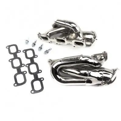 2011-17 Mustang 3.7L V6 Short Tuned Length 1-5/8" Exhaust Headers (Chrome) 1
