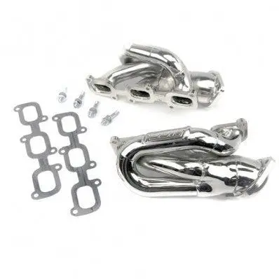 2011-17 Mustang 3.7L V6 Short Tuned Length 1-5/8" Exhaust Headers (Silver Ceramic) 1