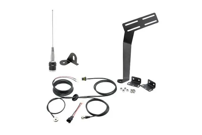 2011-18 Jeep Wrangler Jk 2Dr Rugged Radios Two Way Gmrs Mobile Radio Kit - 25 Watt 1