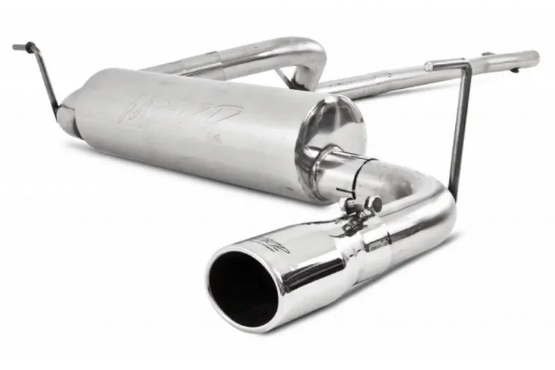 2012-18 Jeep Wrangler Jk Mbrp 2.5In Performance Series Cat-Back Exhaust System Single Rear Exit - Aluminized Steel 1