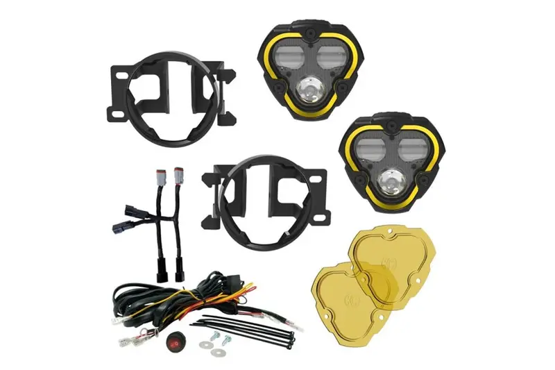 2012-23 Toyota Tacoma/4Runner/Tundra Kc Hilites Flex Era 3 Dual Mode Fog Led Light Kit 1