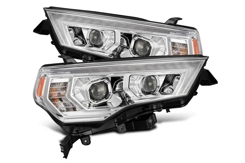 2014-20 Toyota 4Runner Alpharex Mk Ii Pro Series Halogen Projector Head Lights, Chrome 1