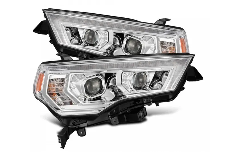 2014-24 Toyota 4Runner Alpharex Mk Ii Luxx Series Led Projector Headlights - Chrome 1