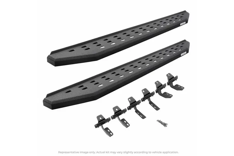 2014-24 Toyota 4Runner Go Rhino Rb20 Running Boards With Mounting Brackets Kit 1