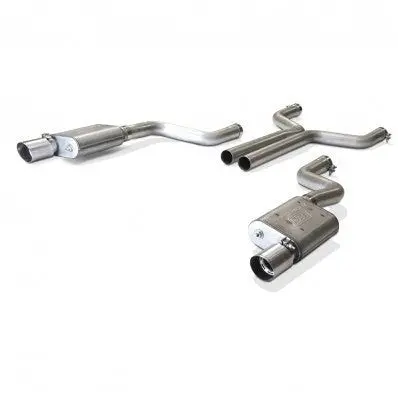 2015-17 Mustang Gt Complete Cat Back Exhaust System + Resonator Delete X Pipe 1