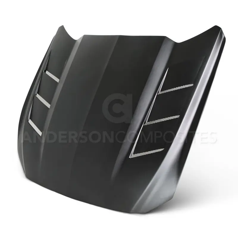 2015 - 2017 Mustang Fiberglass Heat Extractor Hood 1