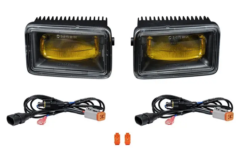 2015-22 Ford F150 Diode Dynamics Elite Series Type F2 Fog Lamps, Yellow - Pair 1