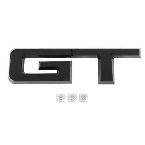 2015-23 Mustang Upr Mustang Gt Trunk Emblem - Gloss Black 1