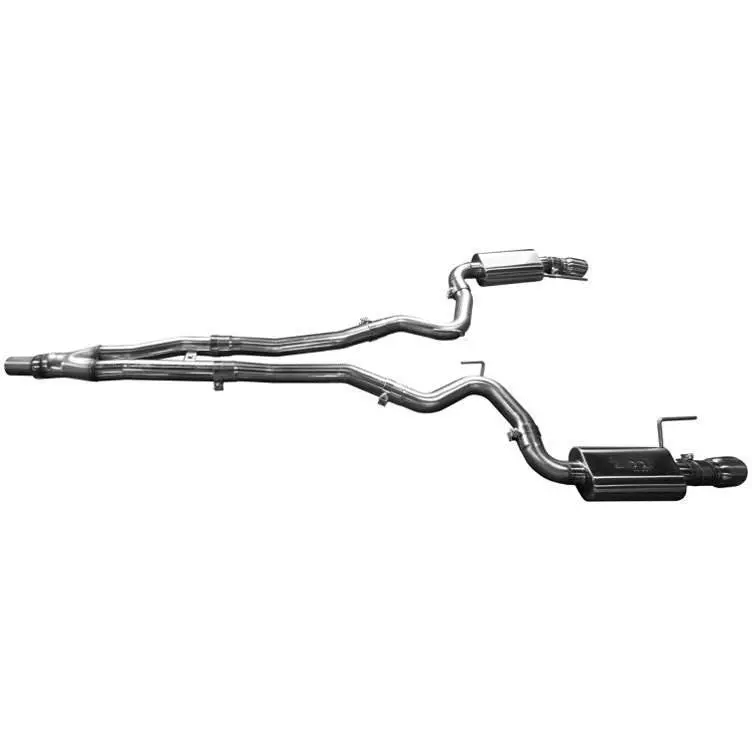 2015 3" X 2 1/2" Cat Back W/ Polished Tips - Fastback 1
