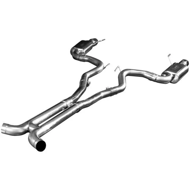 2015+ Exhaust System W/ H-Pipe & Polished Tips 1