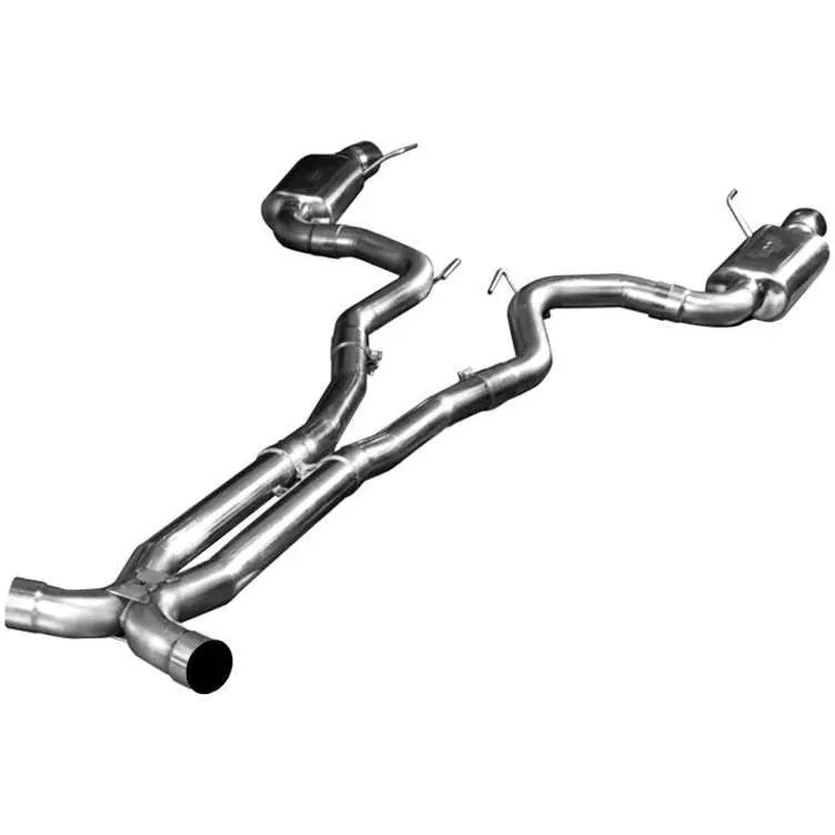 2015+ Exhaust System W/ X-Pipe & Polished Tips 1