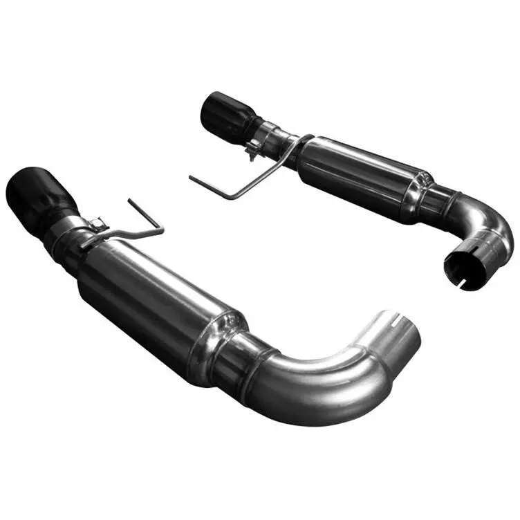 2015+ Oem X 3" Axle Back Exhaust W/ Black Tips - Fastback 1