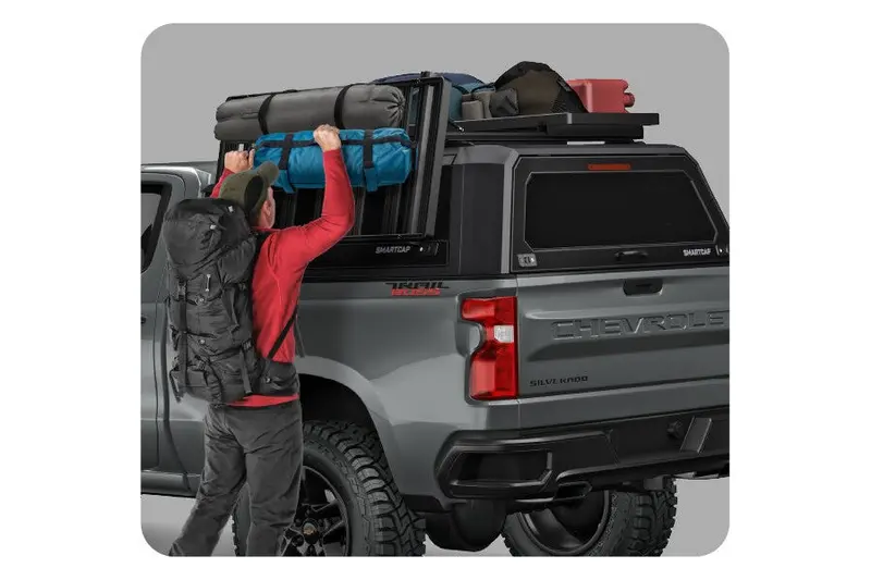2016-23 Toyota Tacoma 5' Bed Rsi Smartcap Drop Rack 2