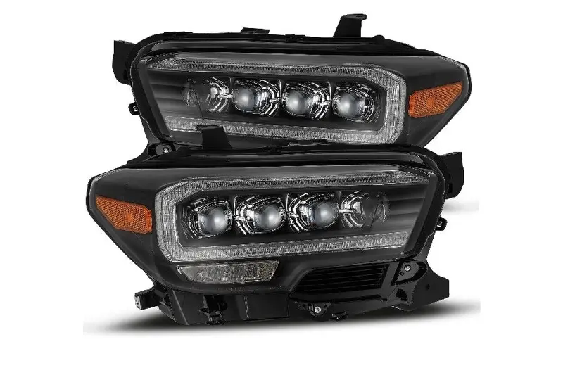 2016-23 Toyota Tacoma Alpharex Nova Series Led Projector Headlights - Black 1