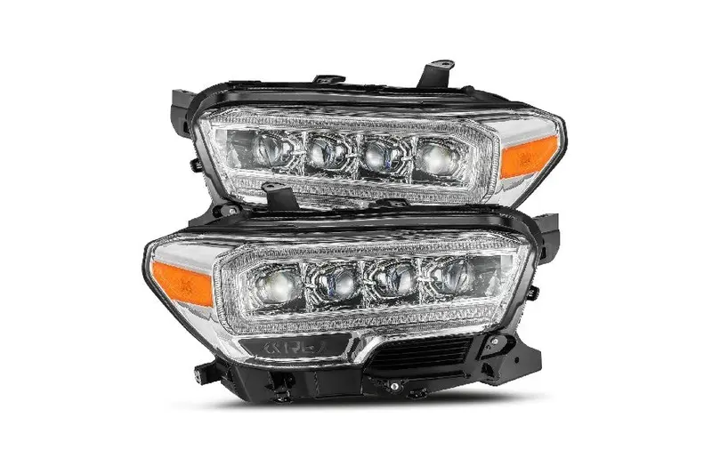 2016-23 Toyota Tacoma Alpharex Nova Series Led Projector Headlights - Chrome 1