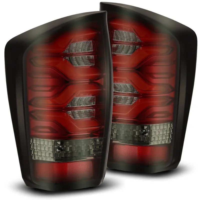2016-23 Toyota Tacoma Alpharex Pro-Series Led Tail Lights, Red Smoke 1