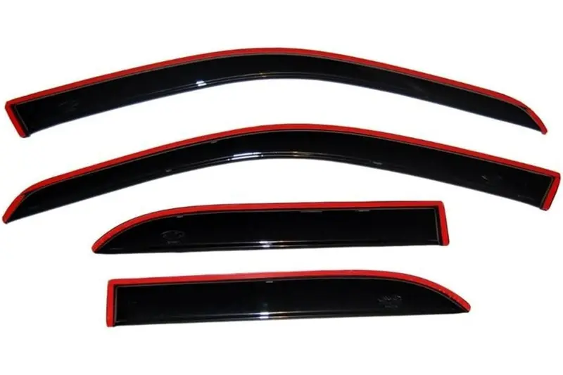 2016-23 Toyota Tacoma Avs In-Channel Ventvisor Window Deflectors, Front And Rear 1