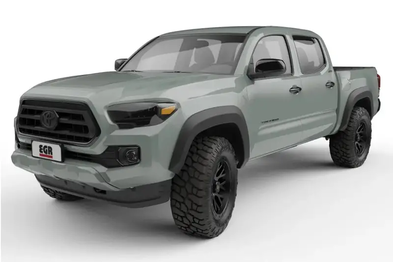 2016-23 Toyota Tacoma Egr Usa Summit Fender Flares, Matte Black 1