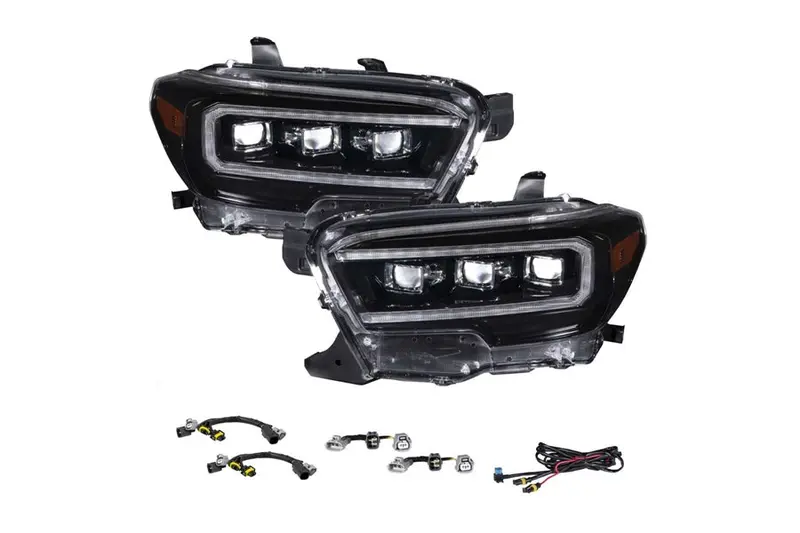 2016-23 Toyota Tacoma Form Lighting Led Projector Headlights W/ Selectable Drl (Chrome) 1