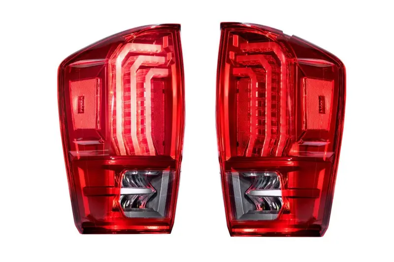 2016-23 Toyota Tacoma Morimoto Xb Led Tail Lights - Red 1
