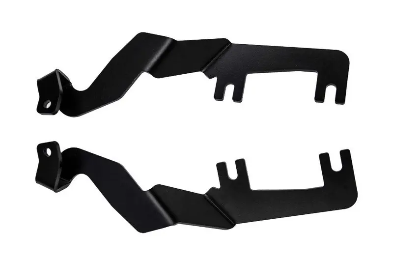 2017-21 Ford Super Duty Grimm Offroad Hood Hinge Light Brackets 1