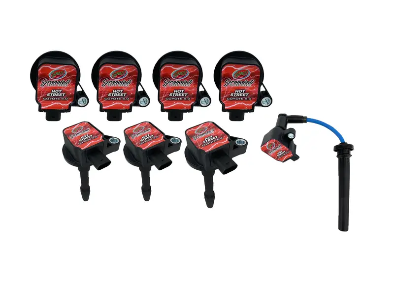 2018 - 2019 Ford 5.0L Coyote 50Kv Hot Street Coil Packs 1