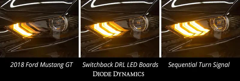 2018-2021 Ford Mustang Switchback Drl Led Boards 1