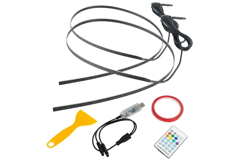 2018-2023 Jeep Wrangler Jl/Gladiator Jt Oracle Dynamic Colorshift Led Interior Dash Board Kit 1