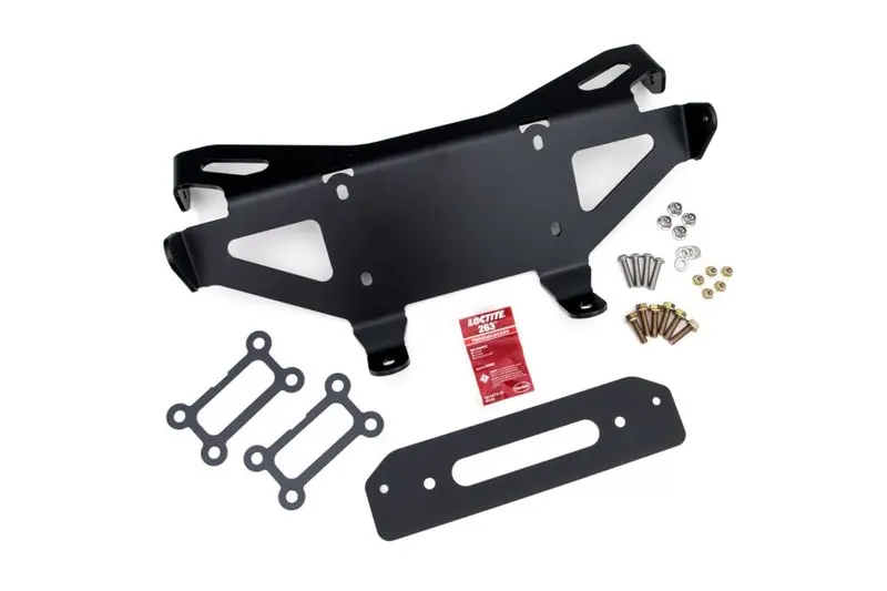 2018-26 Jeep Wrangler Jl & 2020-26 Gladiator Jt Grimm Offroad Steel Bumper Winch Plate 1