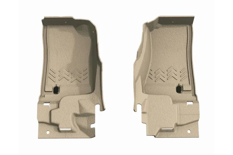 2018-26 Jeep Wrangler Jl 4Dr Armorlite Front Flooring Set - Desert Khaki 1
