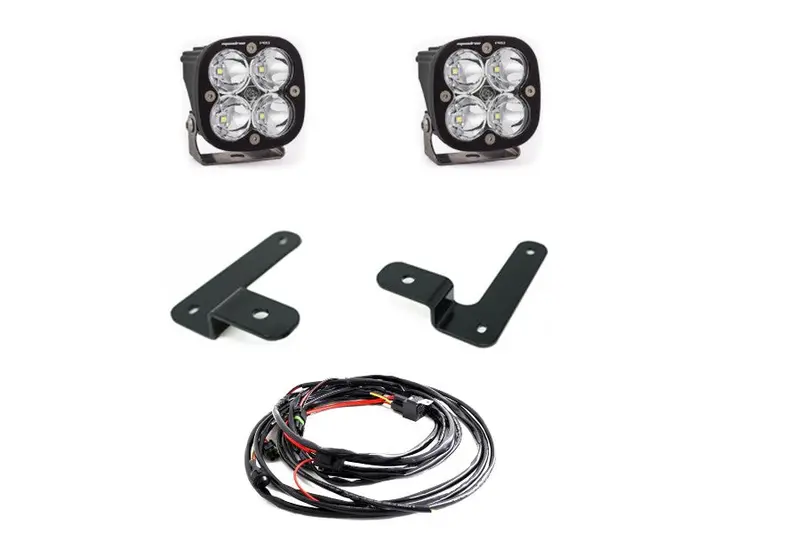 2018-26 Jeep Wrangler Jl/Gladiator Jt Baja Designs A-Pillar Light Kit Pro Kit, Toggle Switch 1