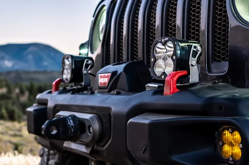 2018-26 Jeep Wrangler Jl/Gladiator Jt Baja Designs Lp4 Series Led Light Kit 2