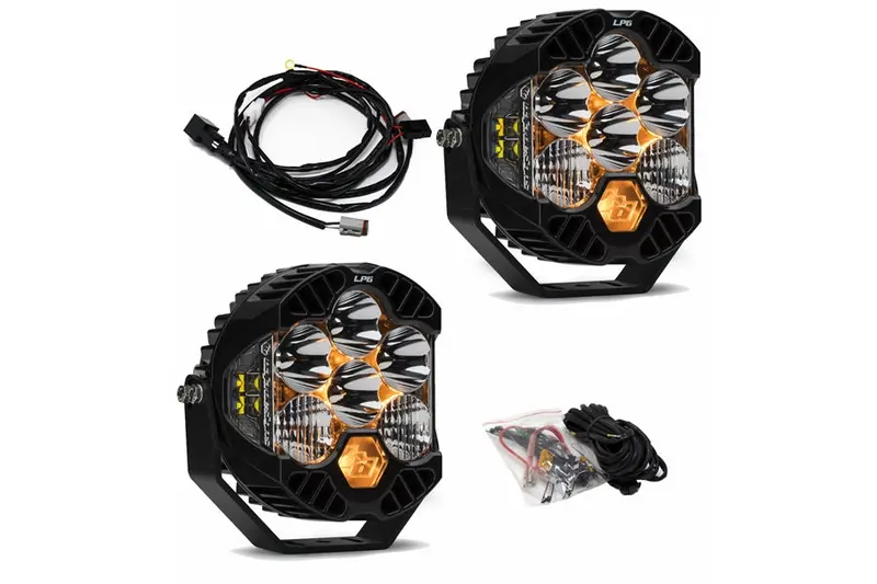 2018-26 Jeep Wrangler Jl/Gladiator Jt Baja Designs Lp6 Series Led Light Kit 1