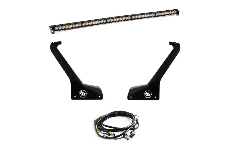 2018-26 Jeep Wrangler Jl/Gladiator Jt Baja Designs Roof Bar Led Light Kit W/ S8 Light Bar 1