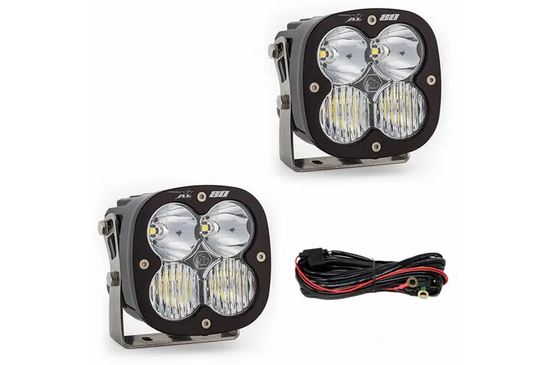 2018-26 Jeep Wrangler Jl/Gladiator Jt Baja Designs Xl80 Series Led Light Kit 1