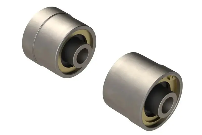 2018-26 Jeep Wrangler Jl/Gladiator Jt Metalcloak Front Duroflex Axle Bushing Kit 1