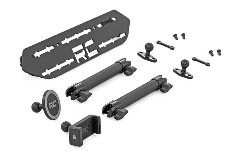 2018-26 Jeep Wrangler Jl/Gladiator Jt Rough Country Dash Mount W/ 10In Extension Arm 1