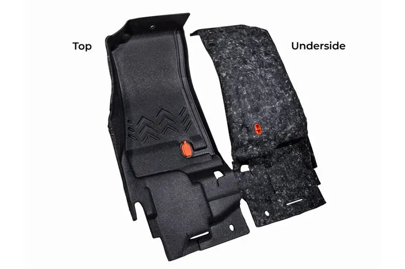 2018-26Jeep Wrangler Jl 4Dr Armorlite Front Flooring Set - Mesa Smoke 2