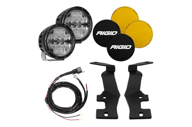2019-25 Ram 2500 & 3500 Rigid Industries A-Pillar Light Kit W/360-Series Lights 1