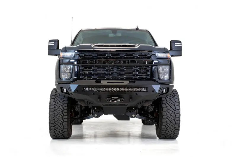 2020-22 Chevrole 2500 & 3500 Addictive Desert Designs Stealth Fighter Front Bumper 1