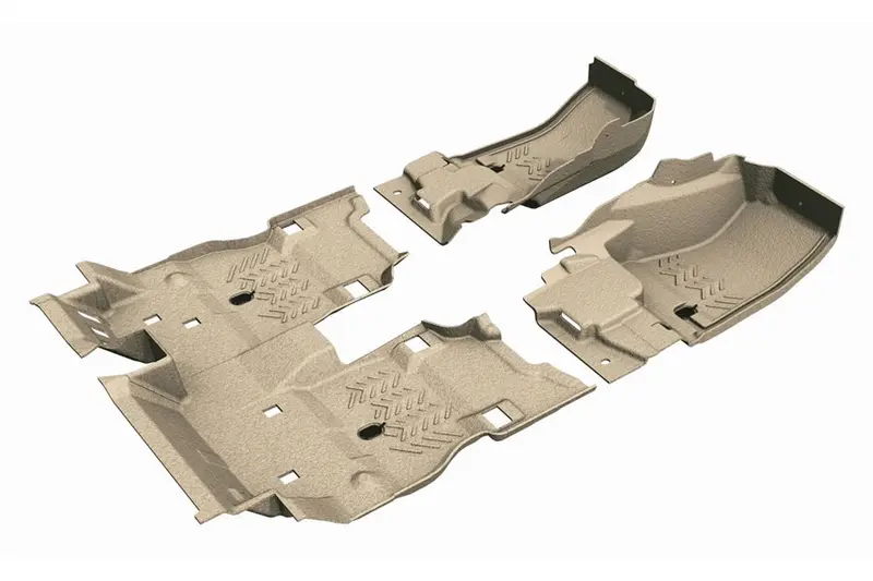 2020-26 Jeep Gladiator Jt Armorlite Front And Rear Flooring Kit - Desert Khaki 1