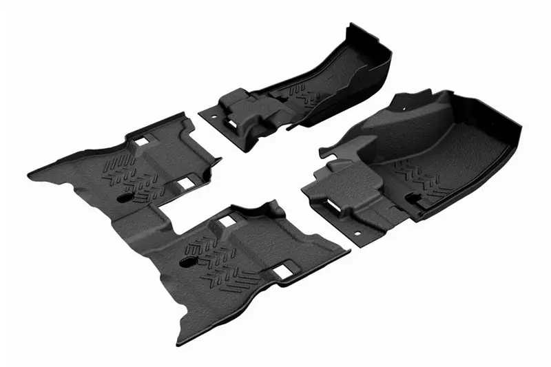 2020-26 Jeep Wrangler 4Xe Armorlite Front And Rear Flooring Kit - Mesa Smoke 1
