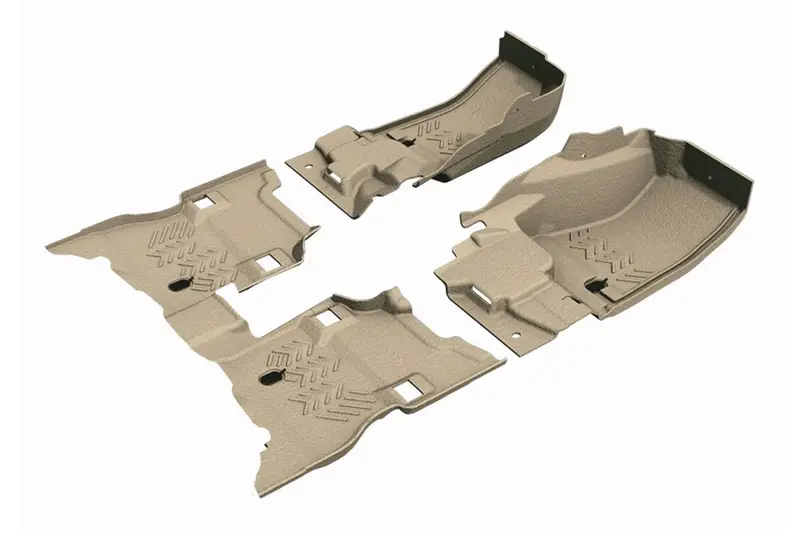 2020-26 Jeep Wrangler Jl 4Xe Armorlite Front And Rear Flooring Kit - Desert Khaki 1