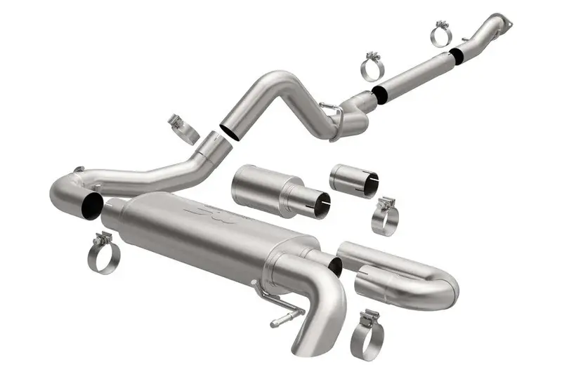 2021-25 Ford Bronco 2.7L Magnaflow Overland Series Cat-Back Exhaust System, Bare 1