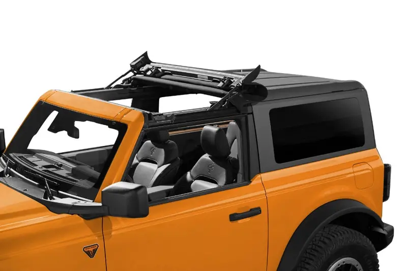 2021-25 Ford Bronco 2Dr Bestop Sunrider For Hardtop - Premium Black Twill 1