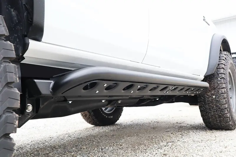 2021-25 Ford Bronco 4Dr Lod Offroad Offroad Signature Series Rocksliders, Black Texture 1