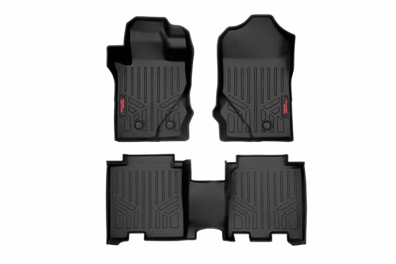 2021-25 Ford Bronco 4Dr Rough Country Front/Rear Floor Mats 1