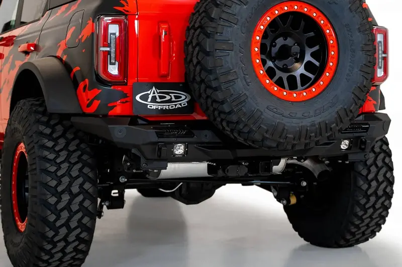 2021-25 Ford Bronco Addictive Desert Designs Stealth Fighter Rear Bumper 1