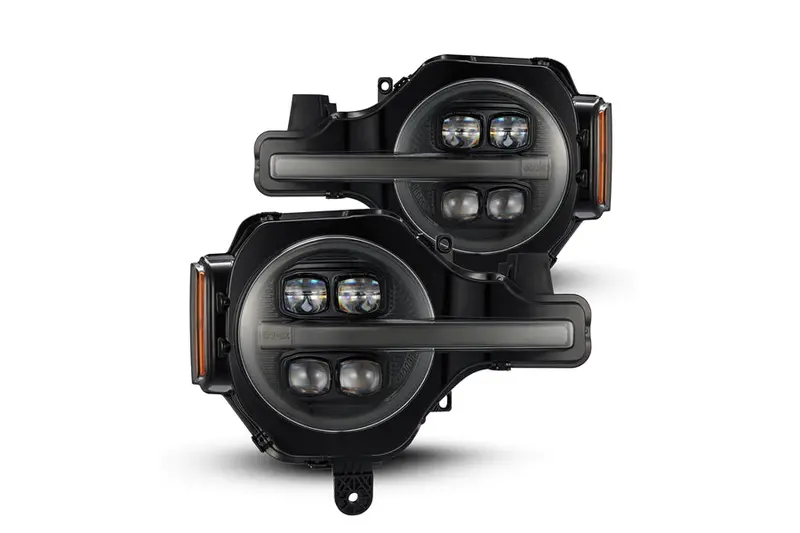 2021-25 Ford Bronco Alpharex Nova-Series Led Projector Headlights, Pair 1